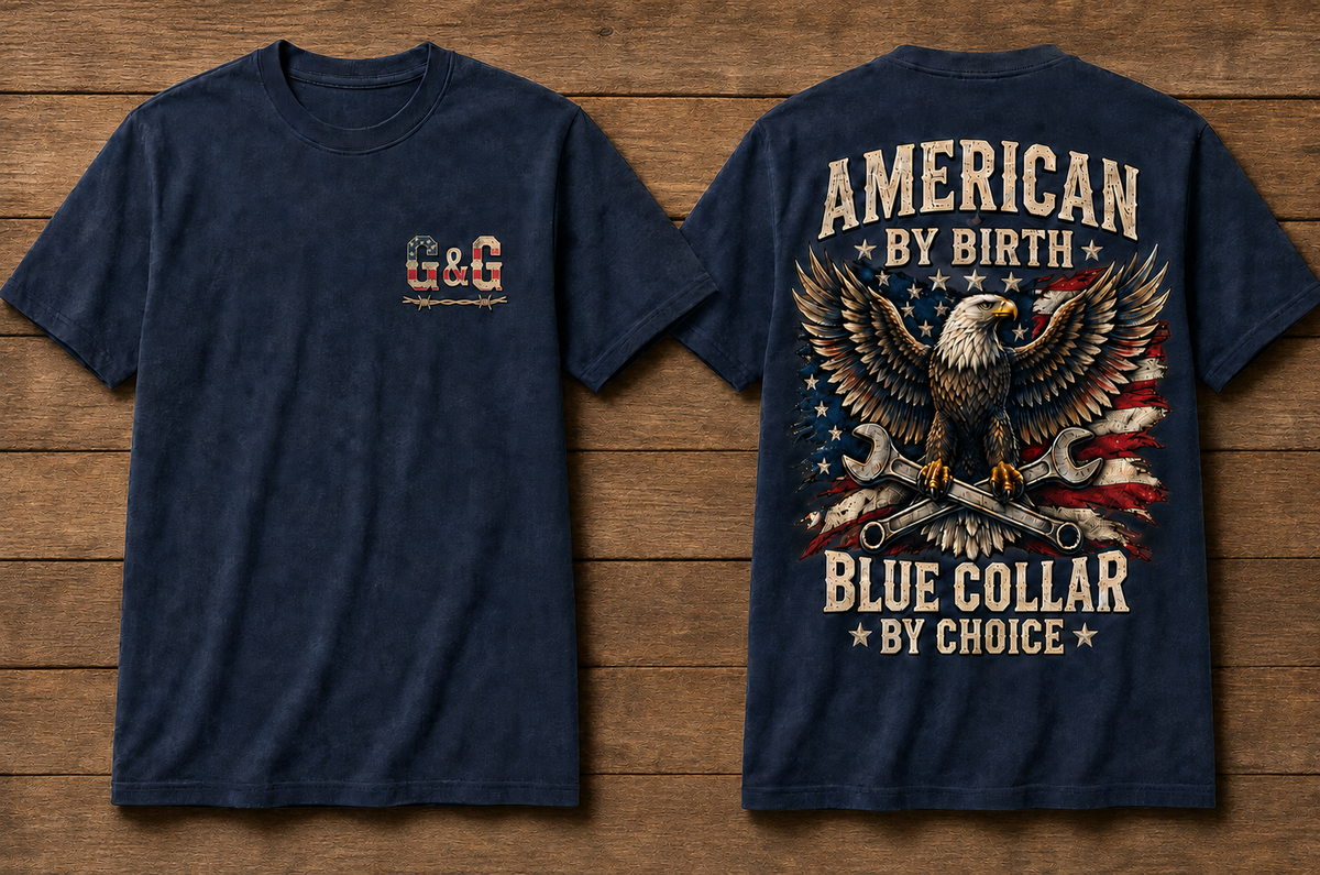 American By Birth Tee Shirt