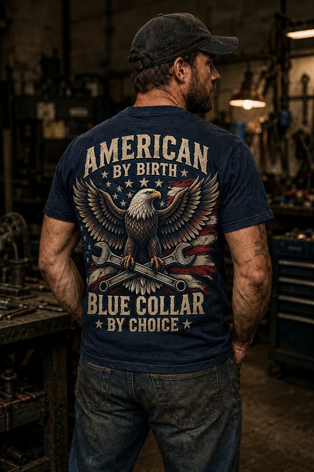American By Birth Tee Shirt