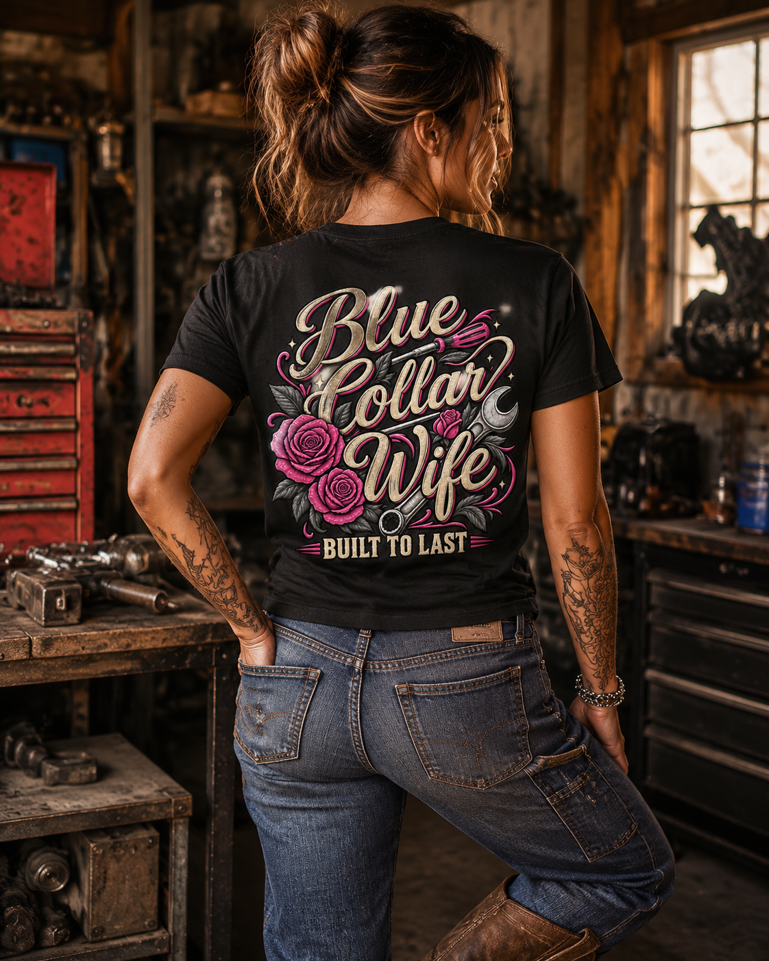 Blue Collar Wife Tee Shirt