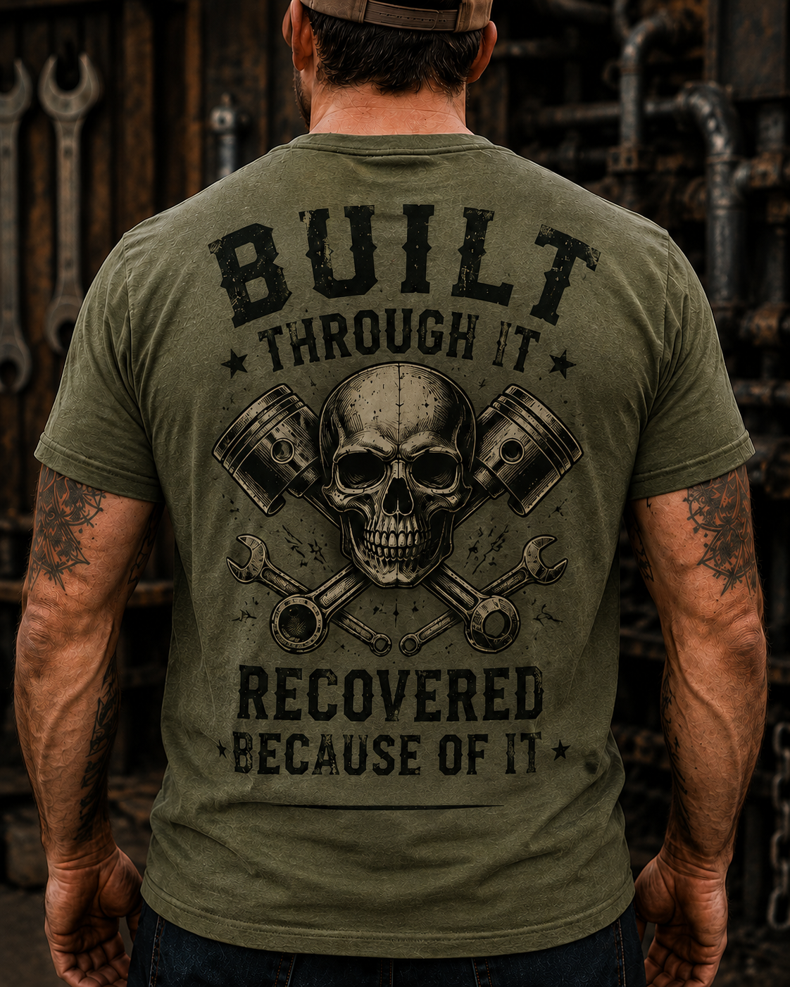 Built Through it Recovery Tee Shirt