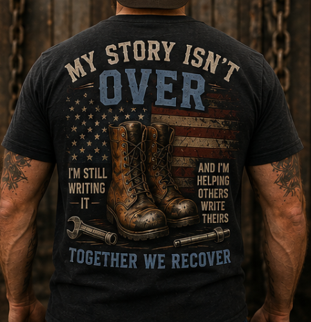 My Story Isn’t Over Recovery Tee shirt