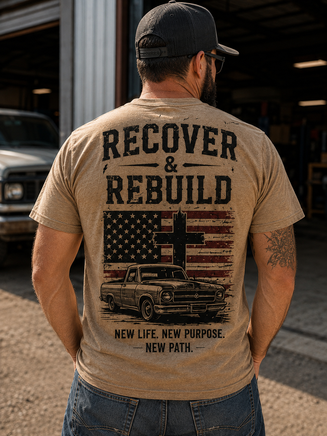 Recover and rebuild Recovery Tee Shirt