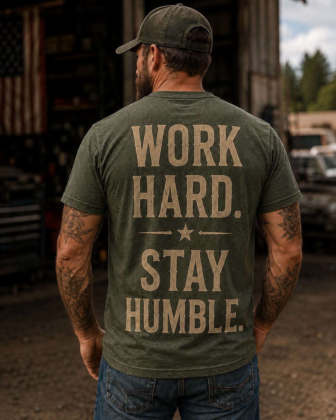 Work Hard Stay Humble Tee Shirt