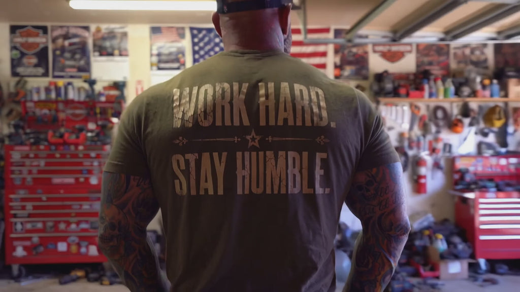 Work Hard Stay Humble Tee Shirt