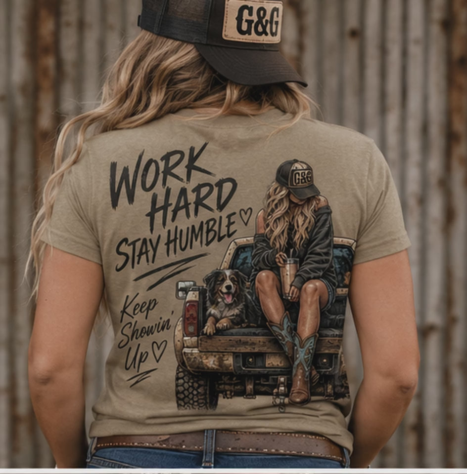 Work Hard Stay Humble Female